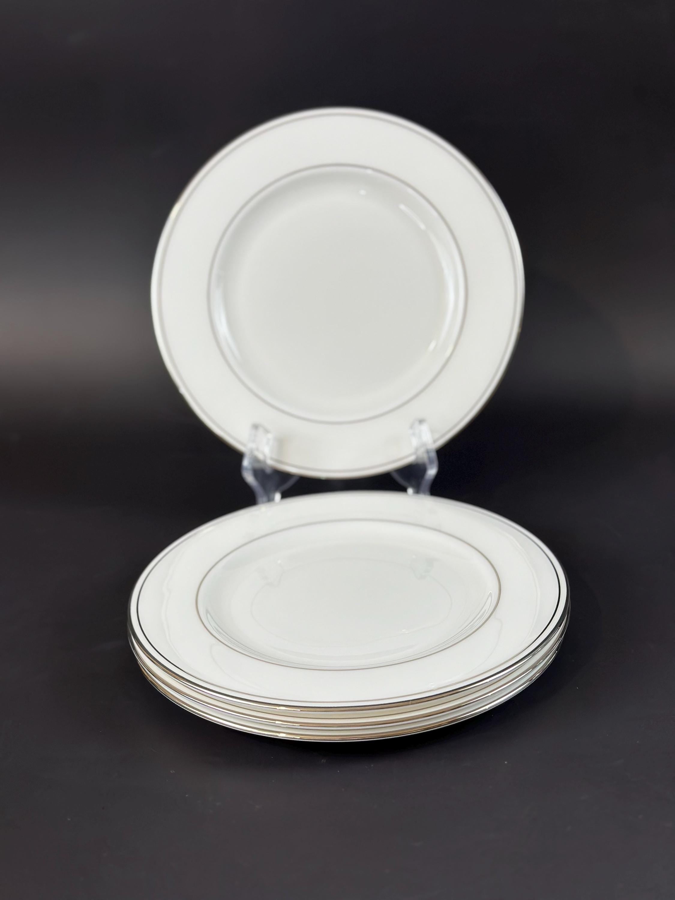 2 Lenox Federal Platinum Dinner Plates