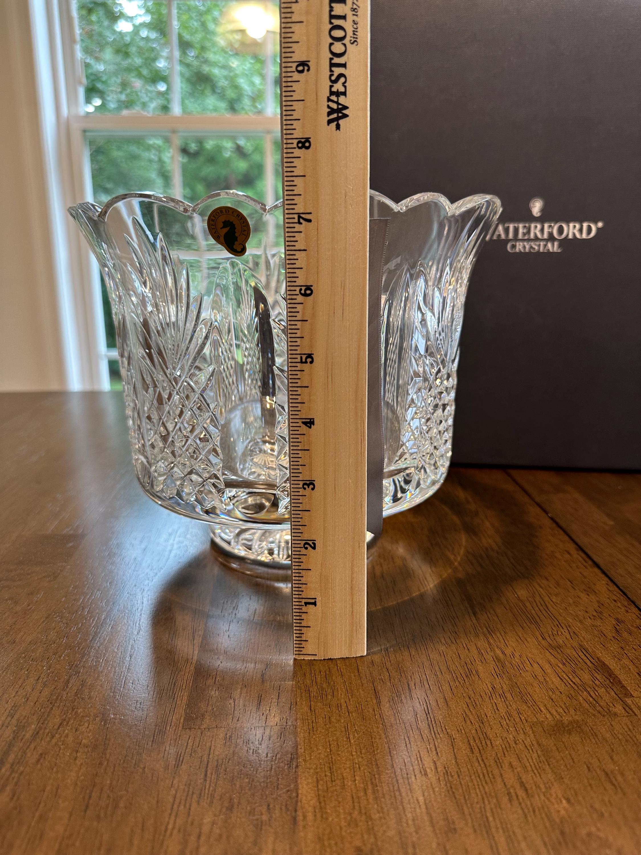 Waterford Crystal Period Art Deco New York Edition Signed Footed Bowl