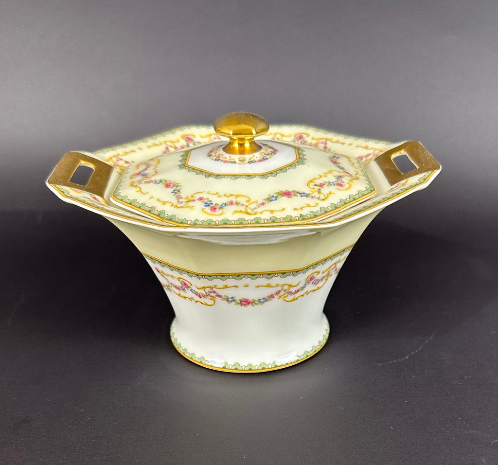 Haviland Venice Antique Limoges Sugar Bowl