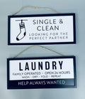 2 Laundry Room Signs Funny Decor