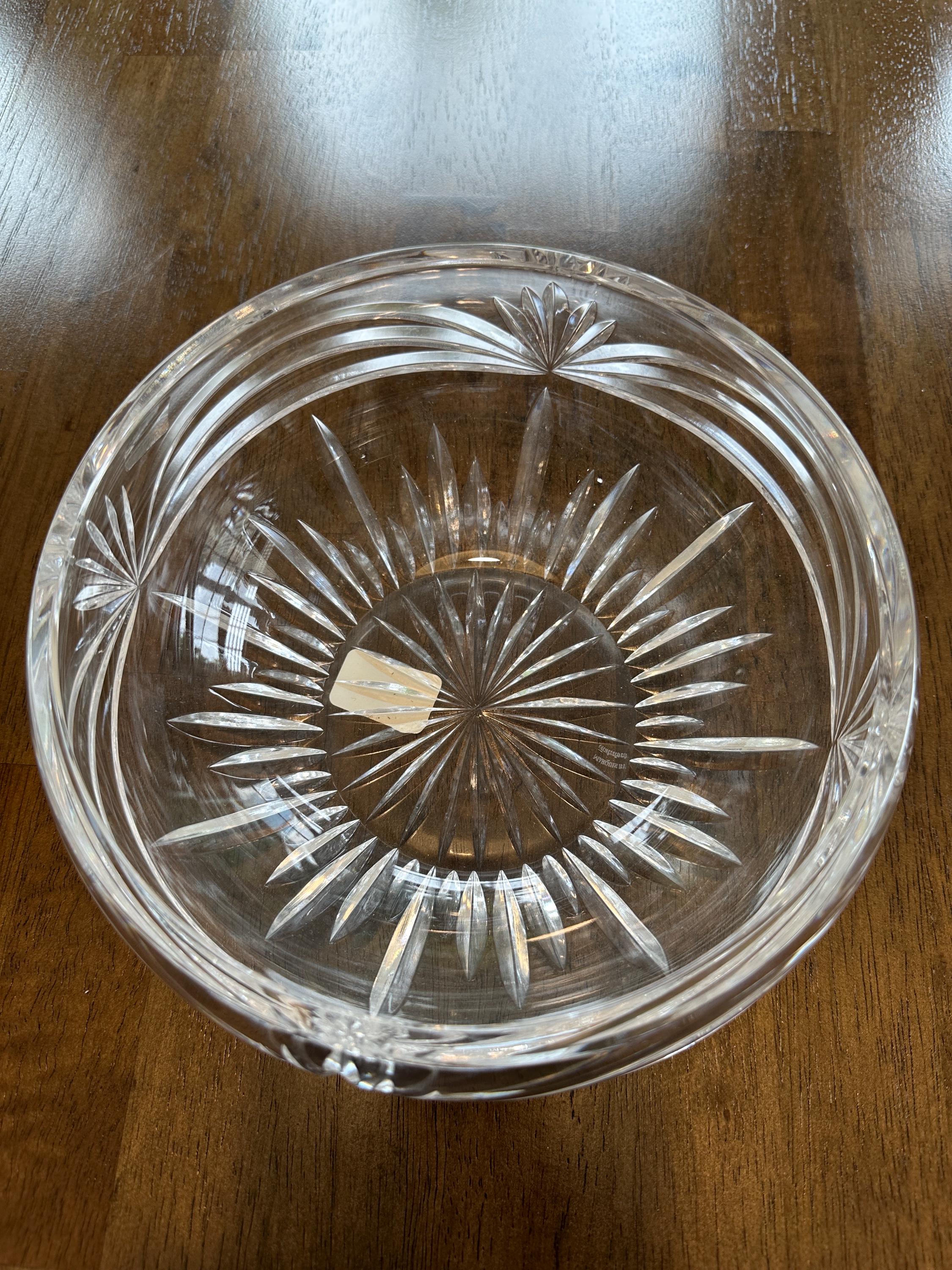 Waterford Crystal Calais Serving Bowl 8”