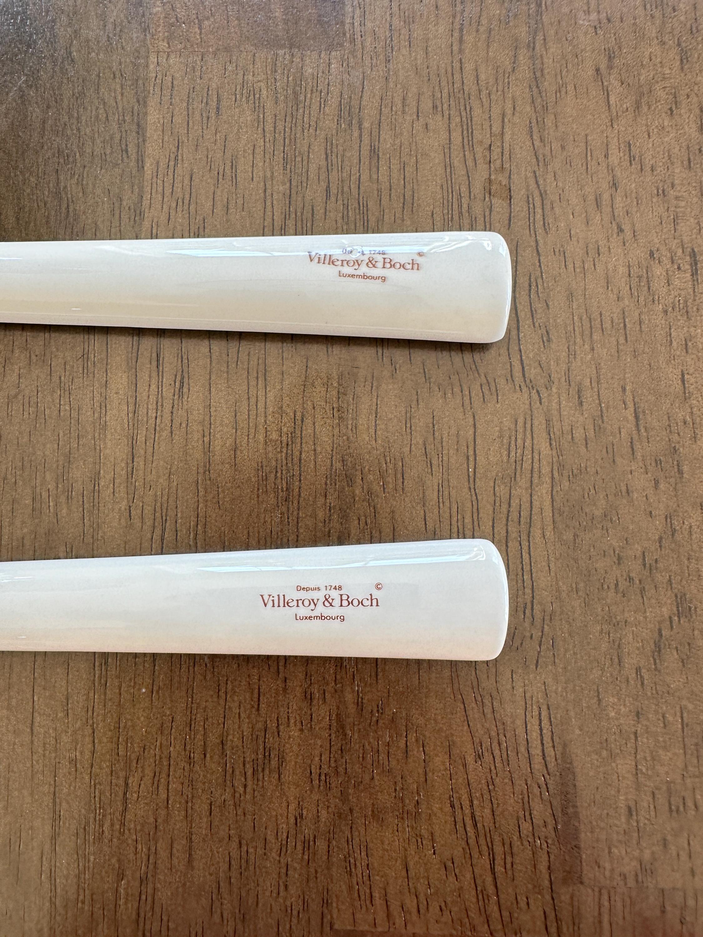 Villeroy and Boch Botanical Porcelain Salad Servers