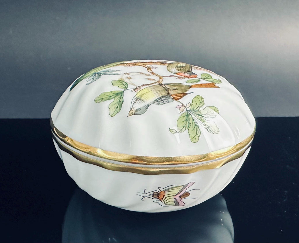 Herend Rothchilds Bird Trinket Box