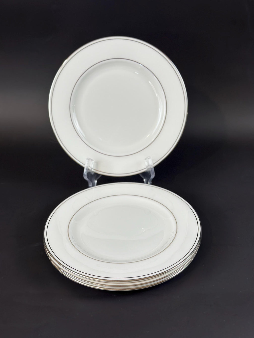 2 Lenox Federal Platinum Dinner Plates