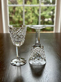 2 Waterford Alana Crystal Liqueur Cocktail Glasses