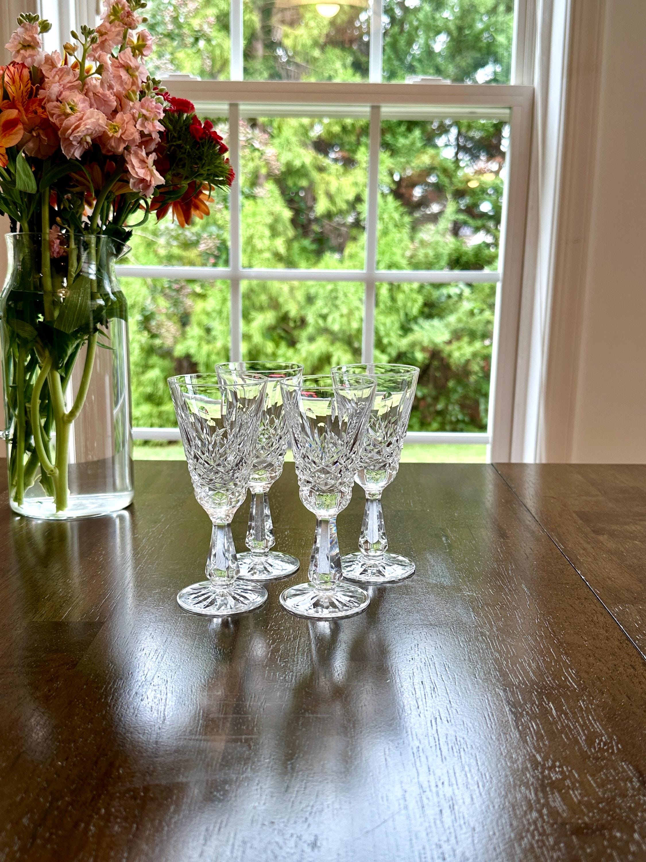 4 Waterford Kenmare Sherry Glasses