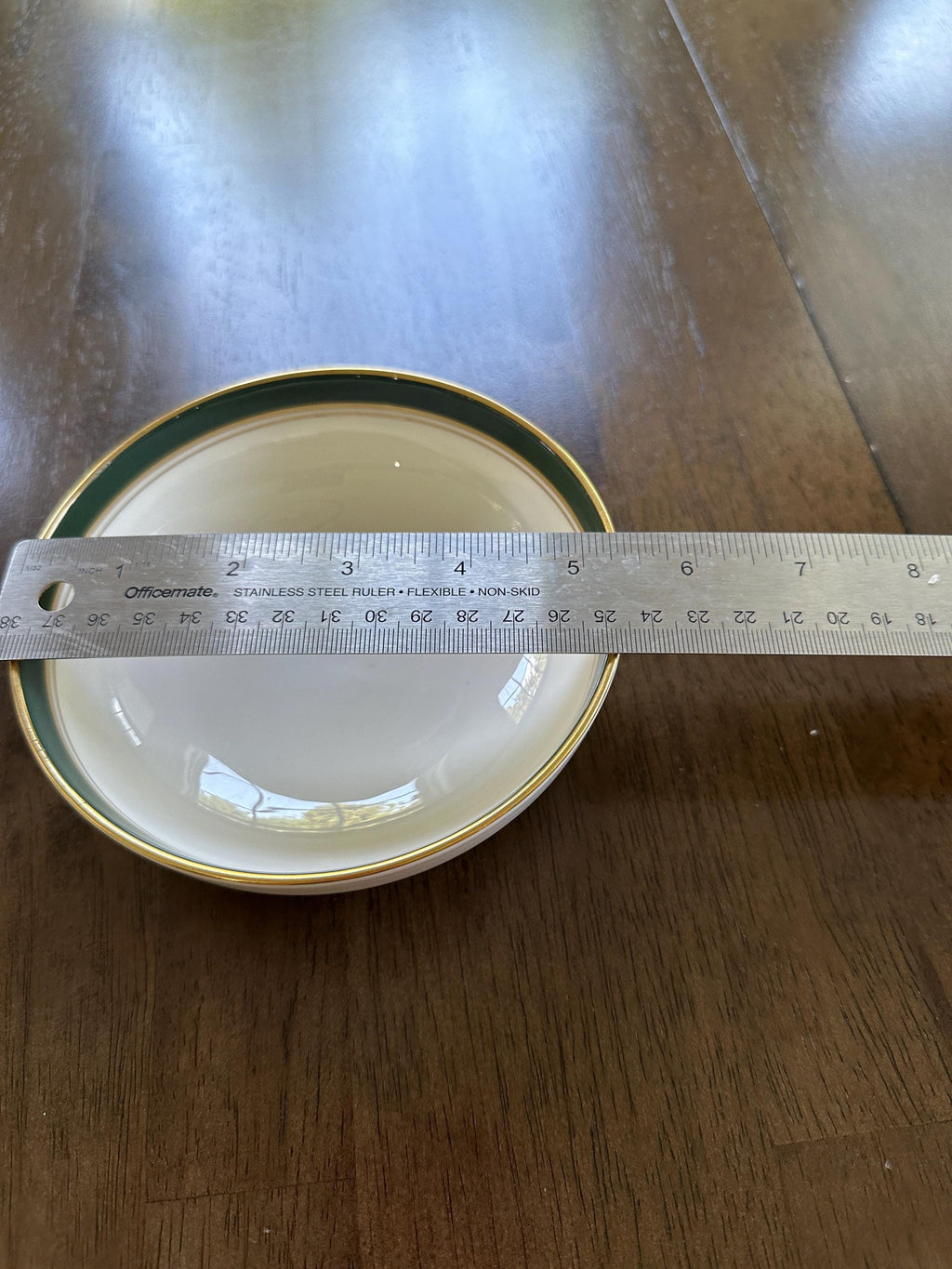 Royal Worcester Howard Leather Green Fruit Bowl