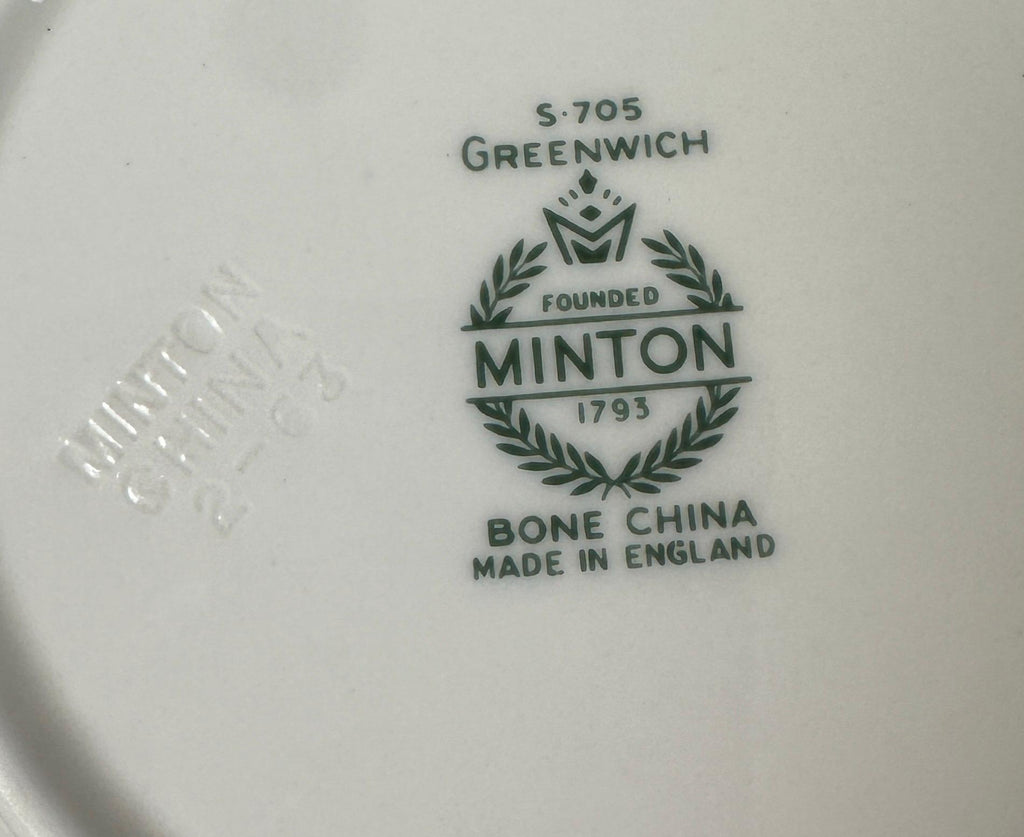 6 Minton Greenwich Rimmed Soup Bowls