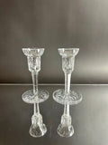 2 Waterford Crystal Candle Holders 5 1/4”
