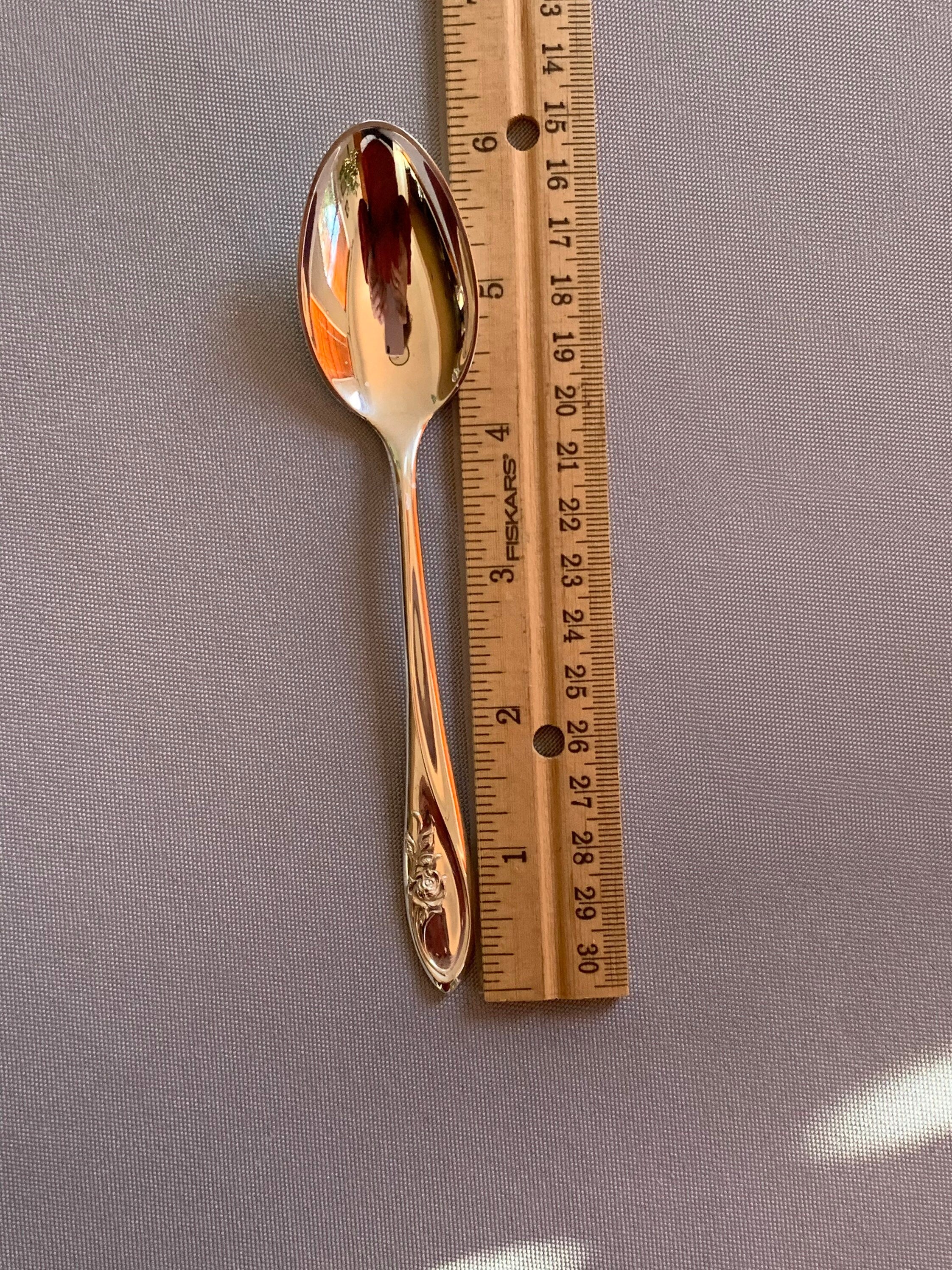 Towle Sculpted Rose Sterling Teaspoon