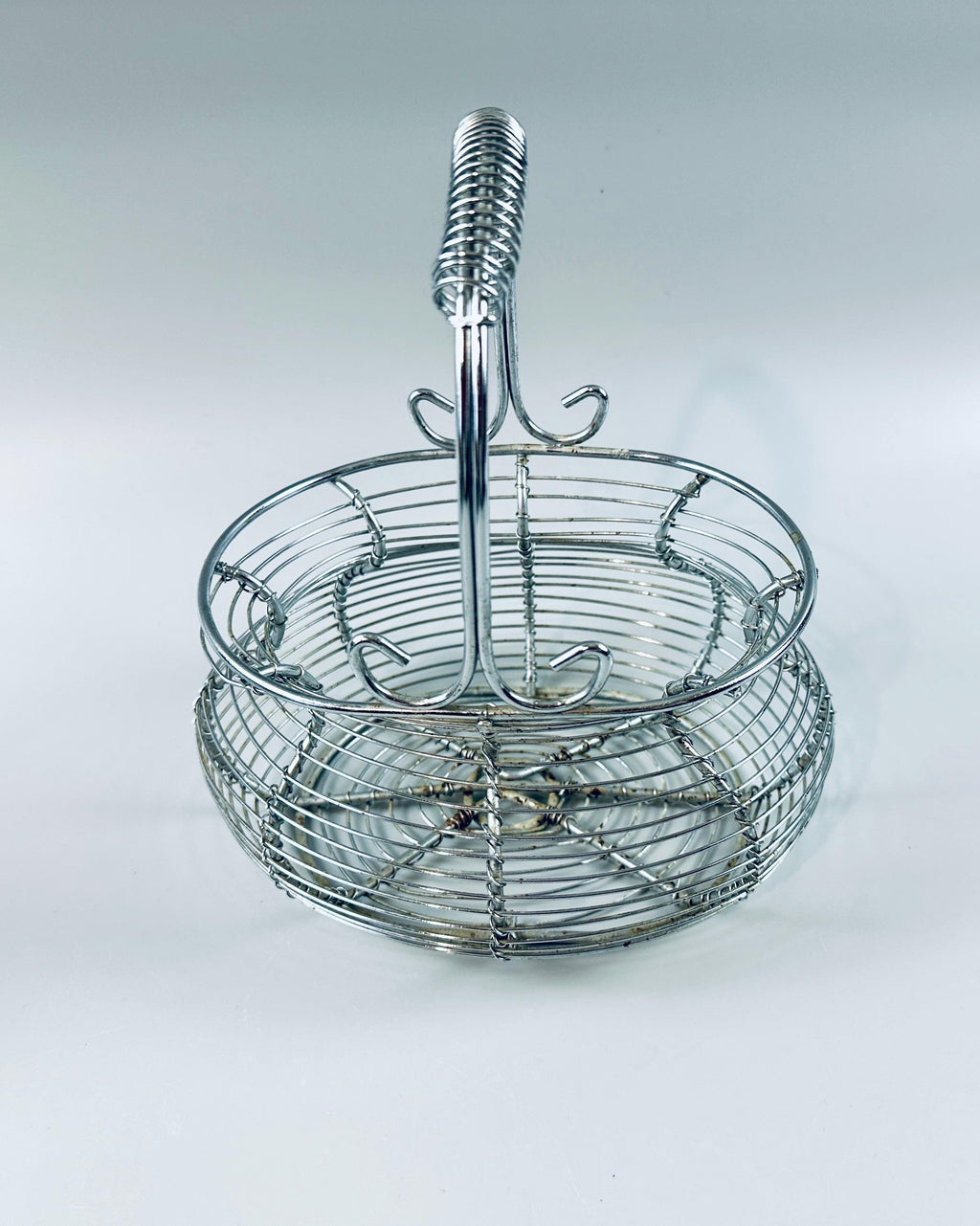 Vintage Wire Egg Basket