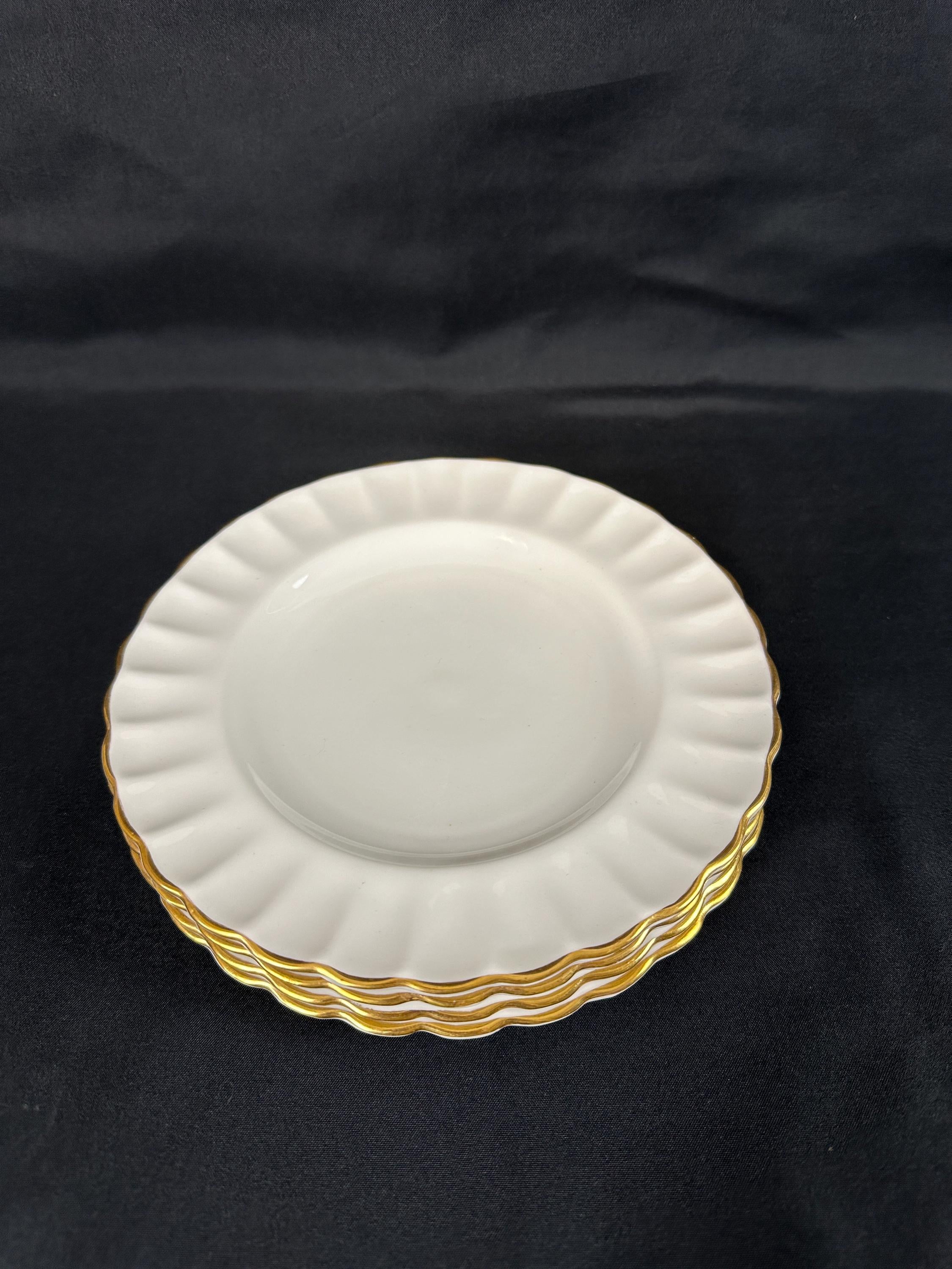 4 Copeland Spode Midas Dessert Plates