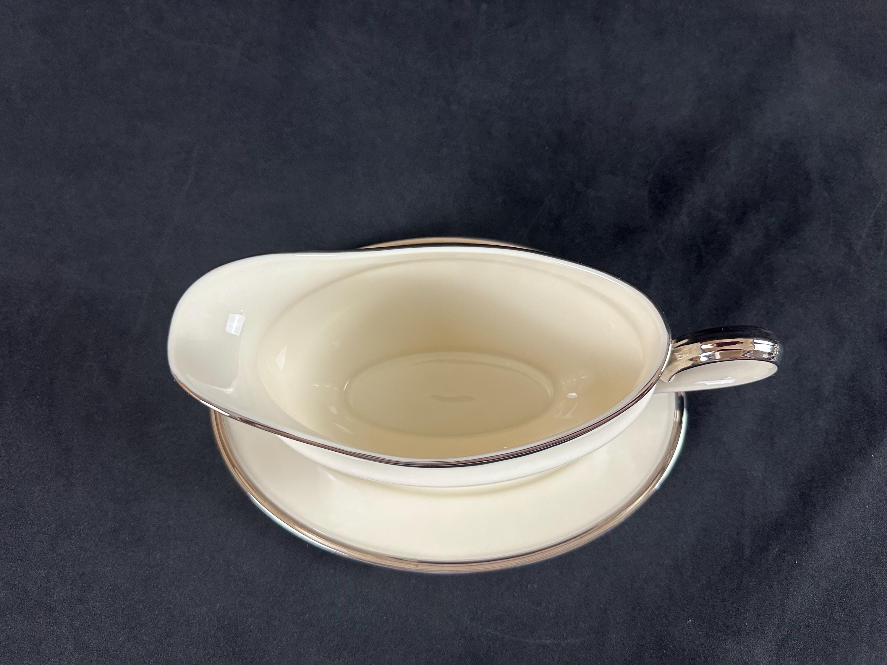 Lenox Solitaire Gravy Boat and Underplate