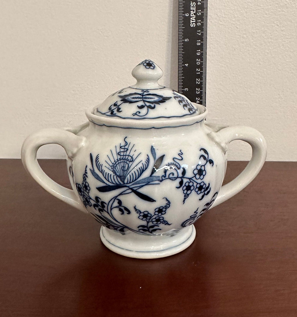 Vintage Blue Danube Sugar Bowl