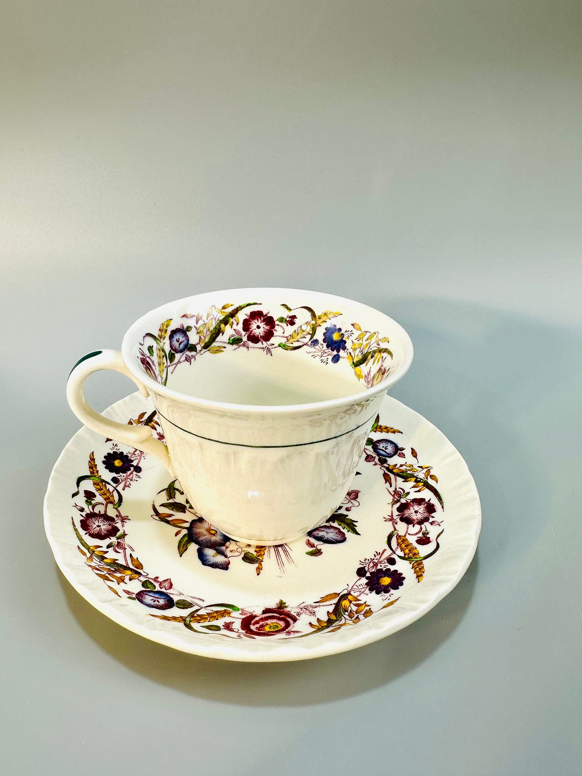 12 Wedgwood Cornflower Demitasse Cups and Saucers