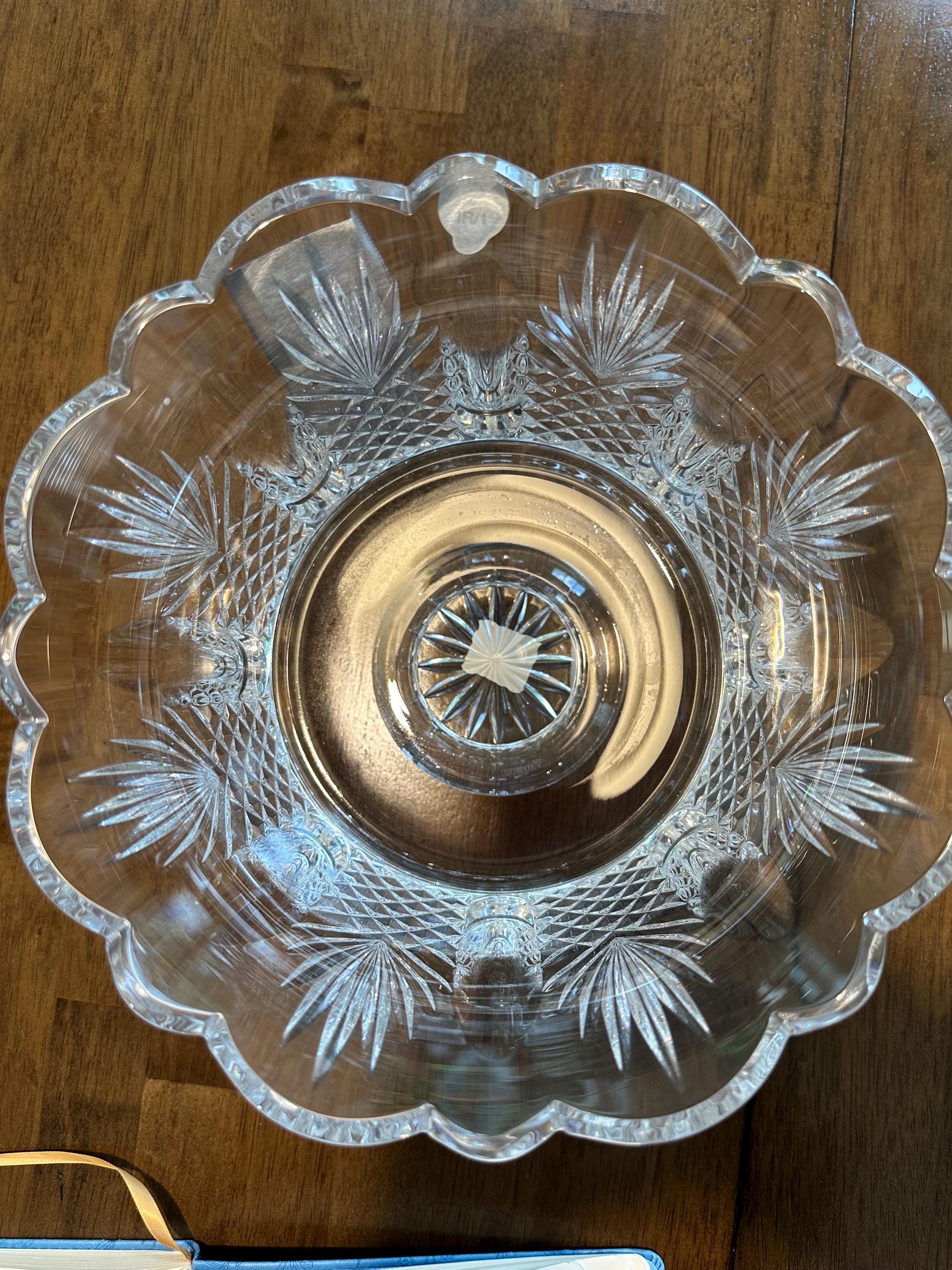 Waterford Crystal Period Art Deco New York Edition Signed Footed Bowl