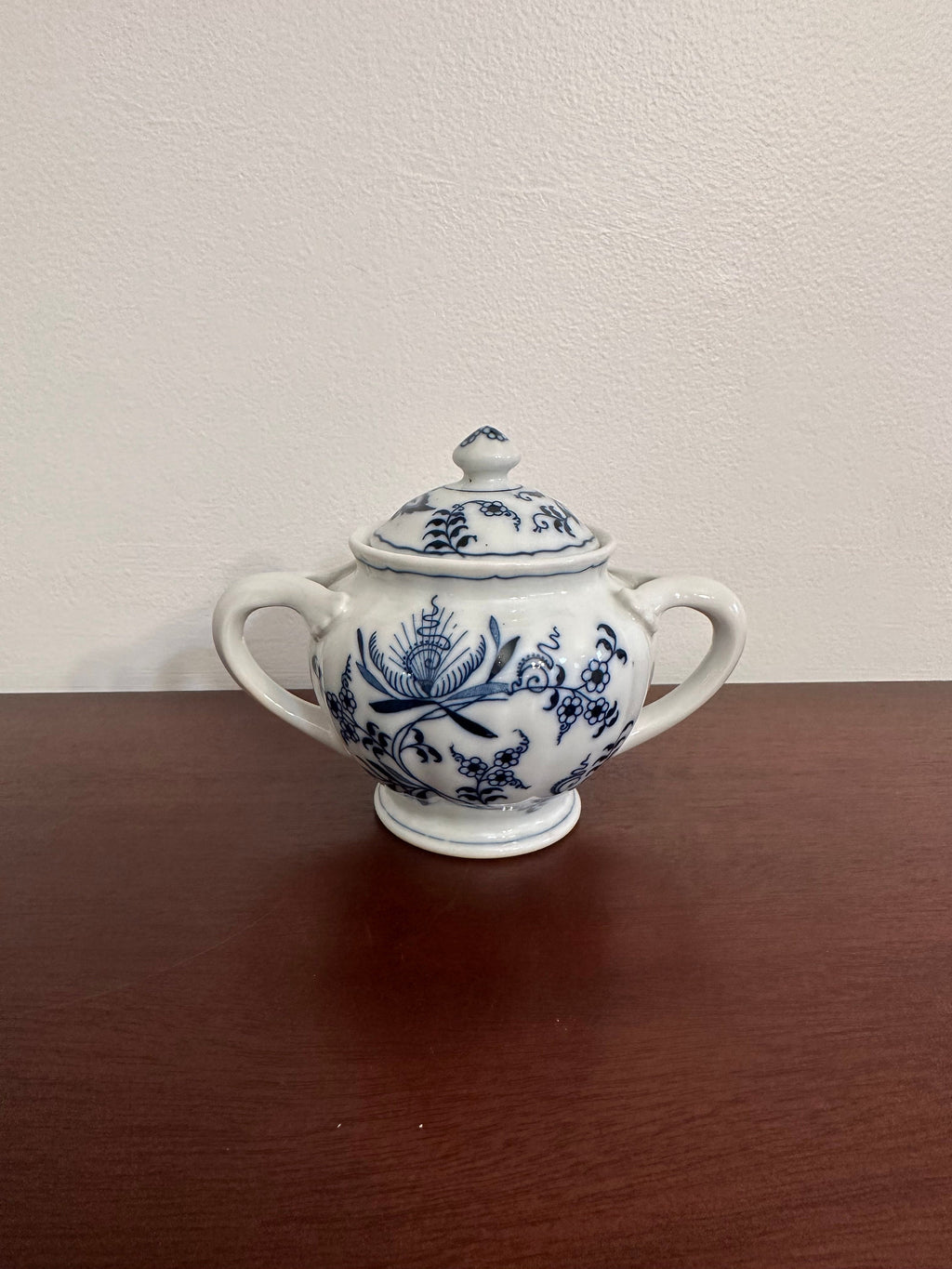 Vintage Blue Danube Sugar Bowl