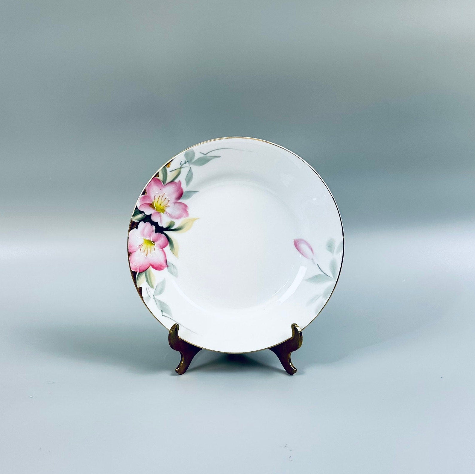 4 Antique Noritake Azalea Salad Plates