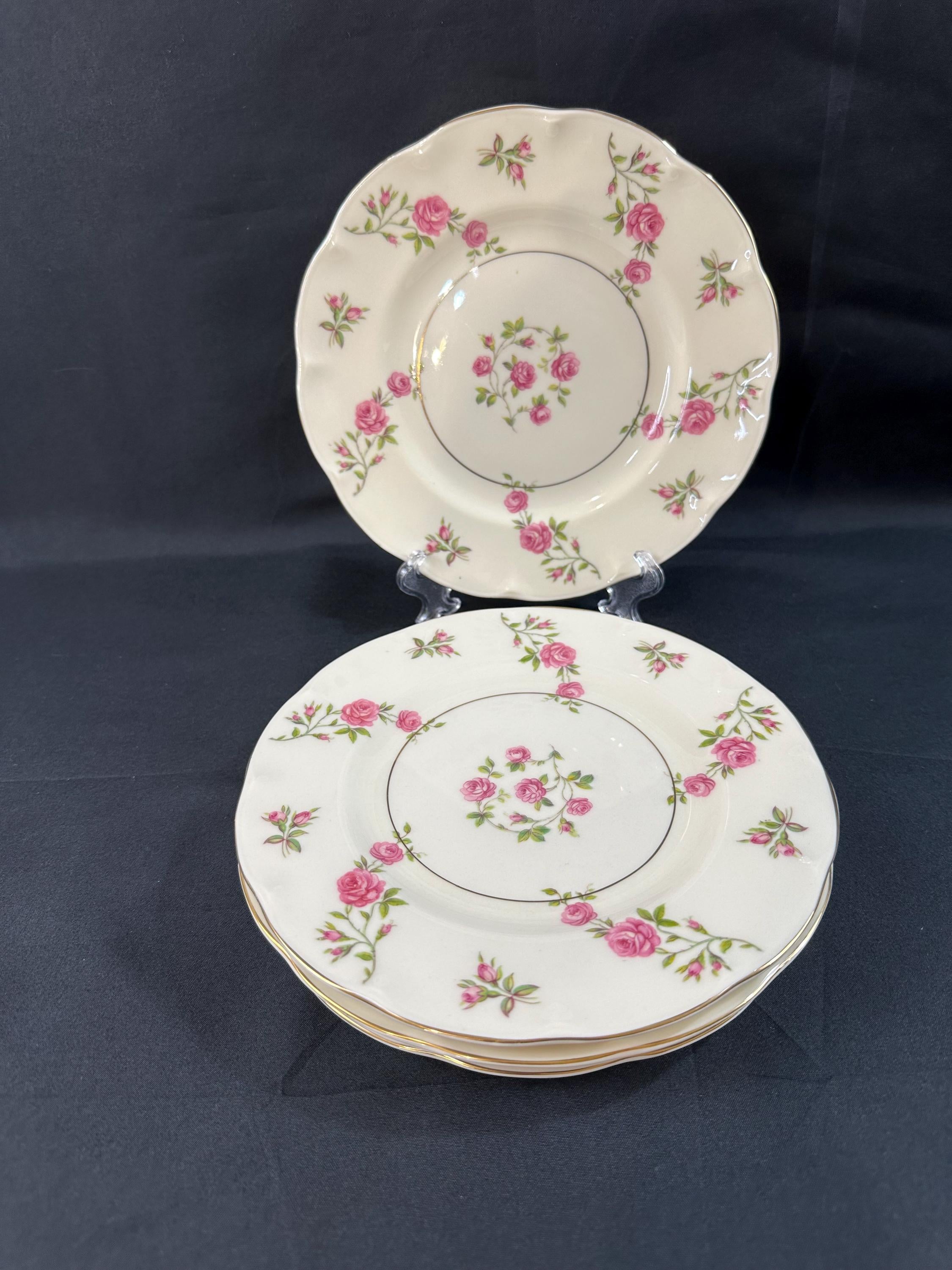 4 Haviland Delaware Salad Plates