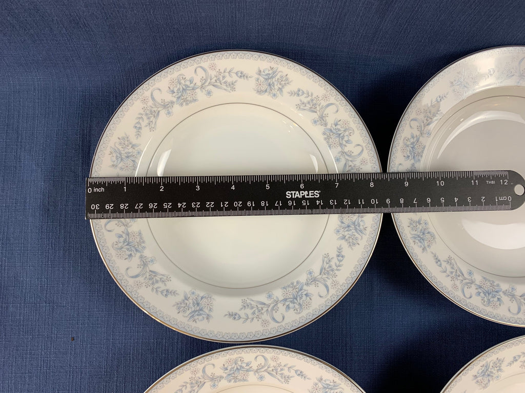 4 Mikasa Dresden Rose Soup Bowls