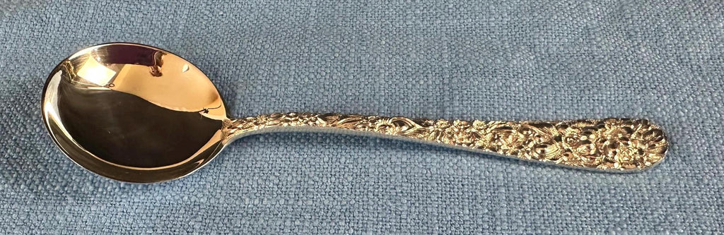 Stieff Rose Sterling Soup Spoon