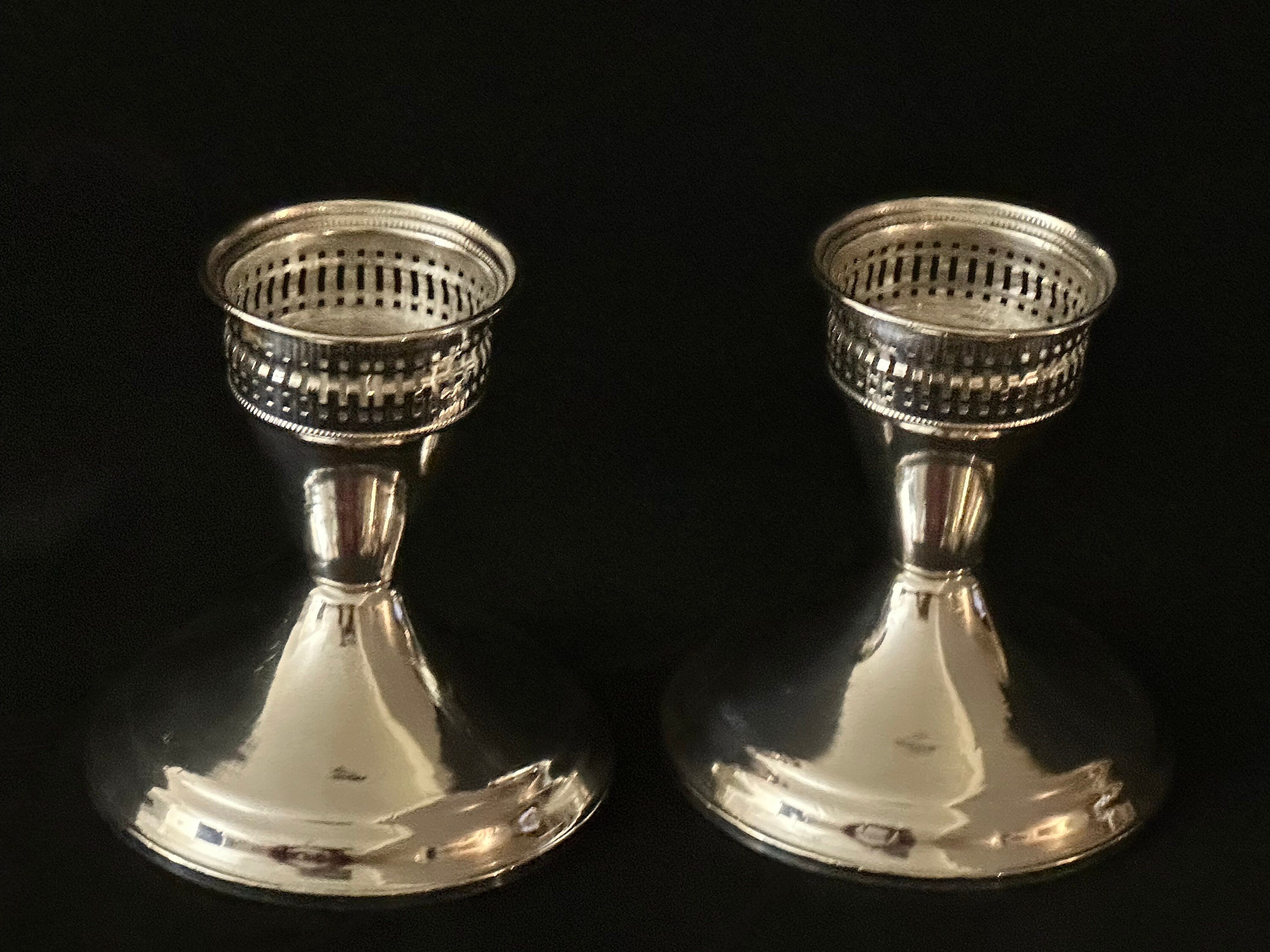 Vintage Duchin Creations Sterling Candlesticks