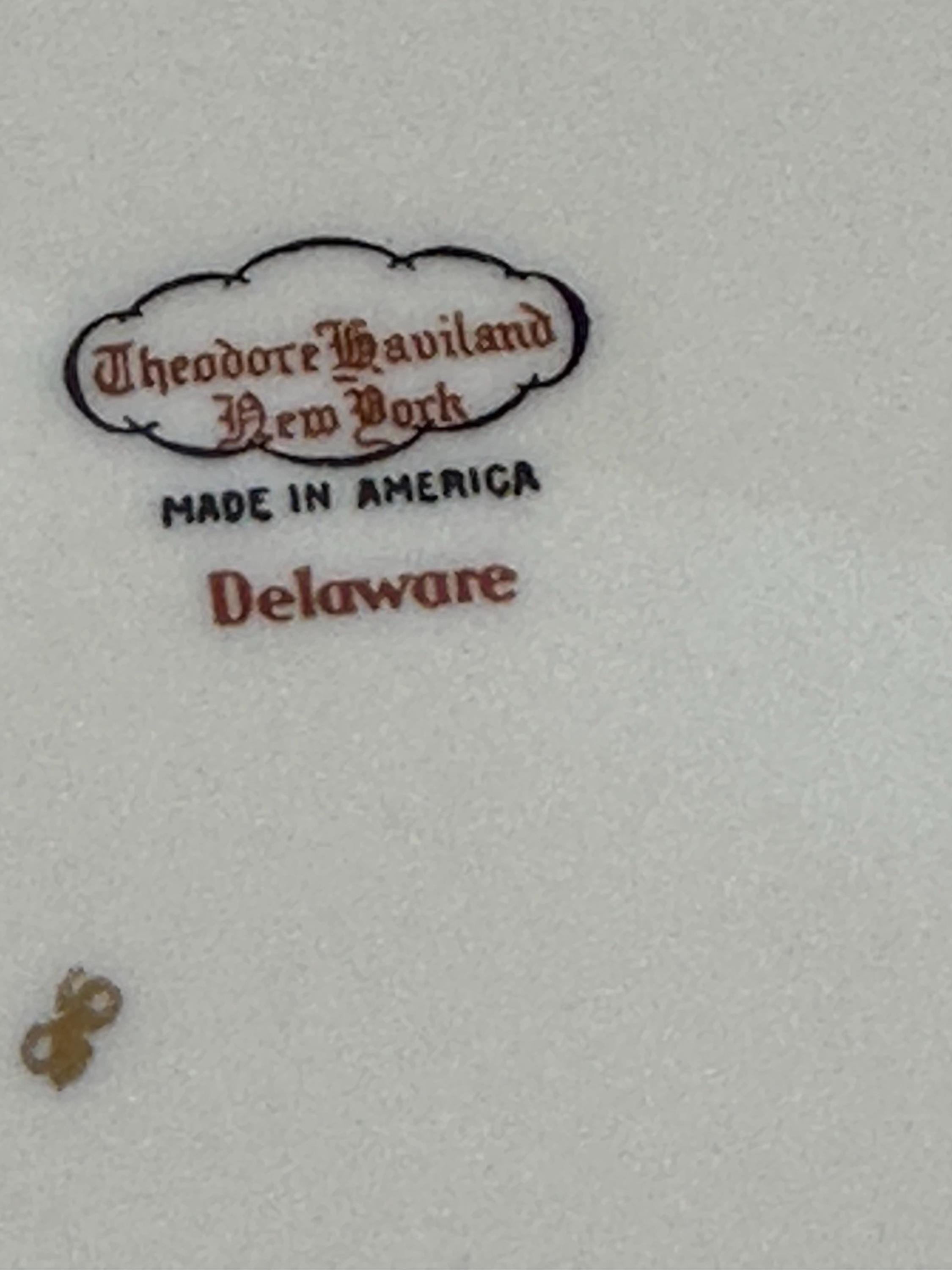 2 Haviland Delaware Dinner Plates