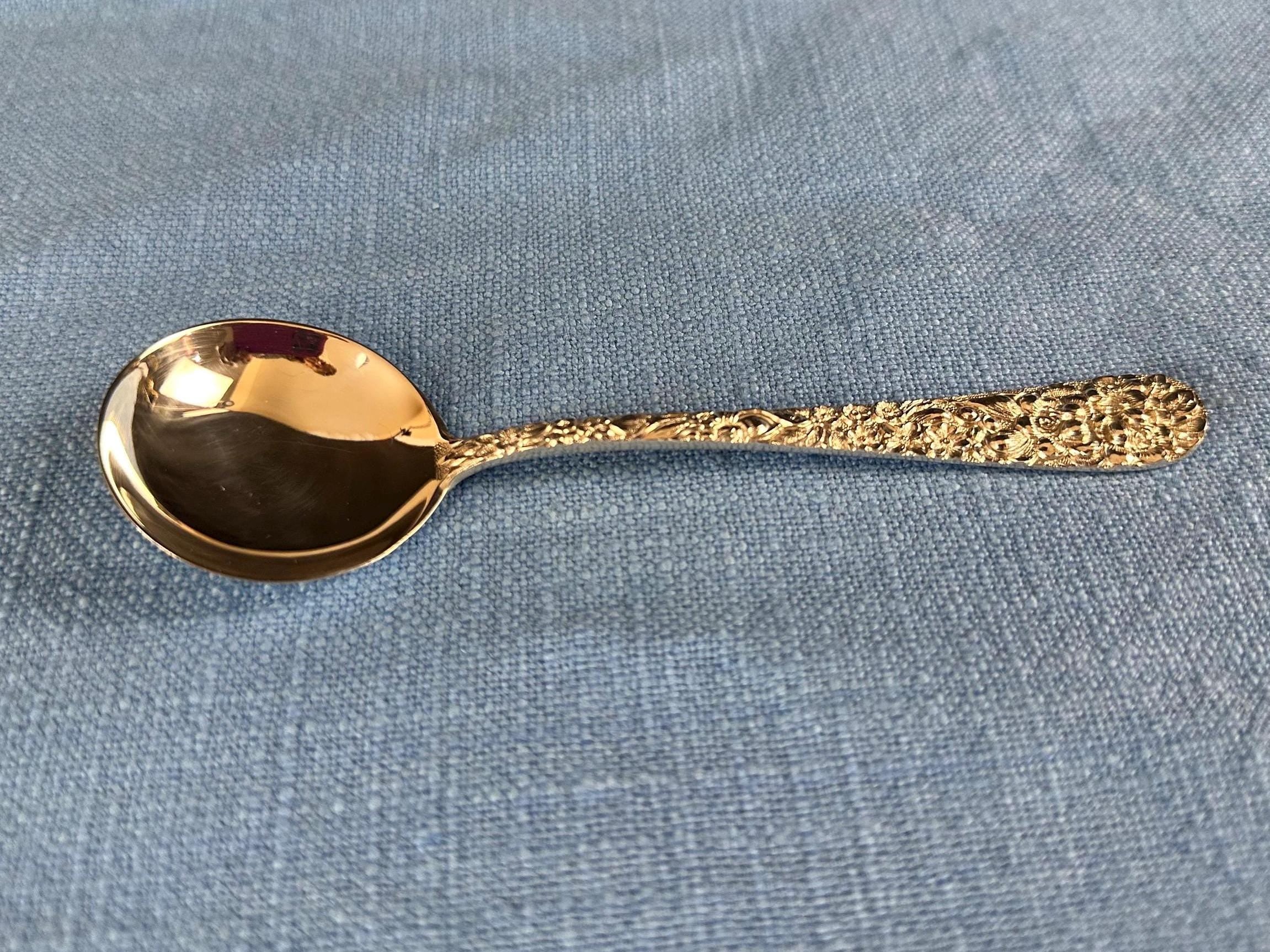 Stieff Rose Sterling Soup Spoon