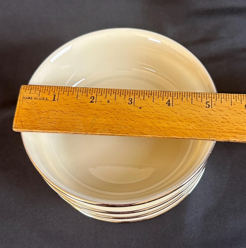 4 Lenox Solitaire Fruit Dessert Bowls