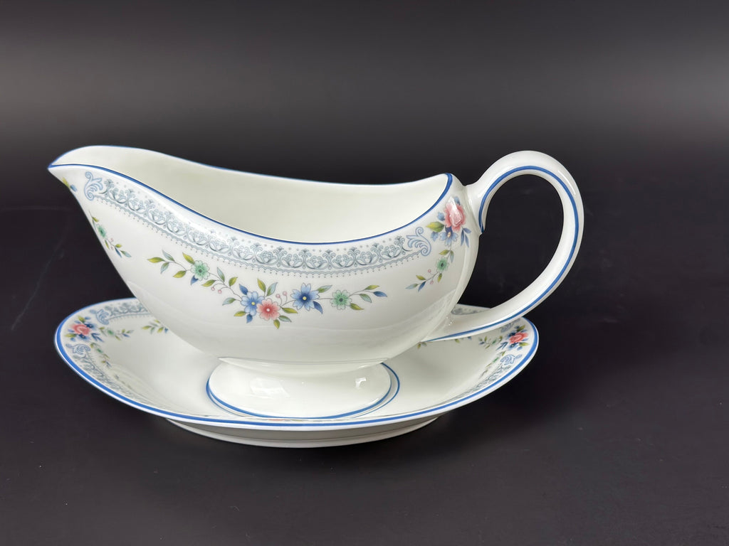 Wedgwood “Rosedale “ Gravey BoatWith Underplate