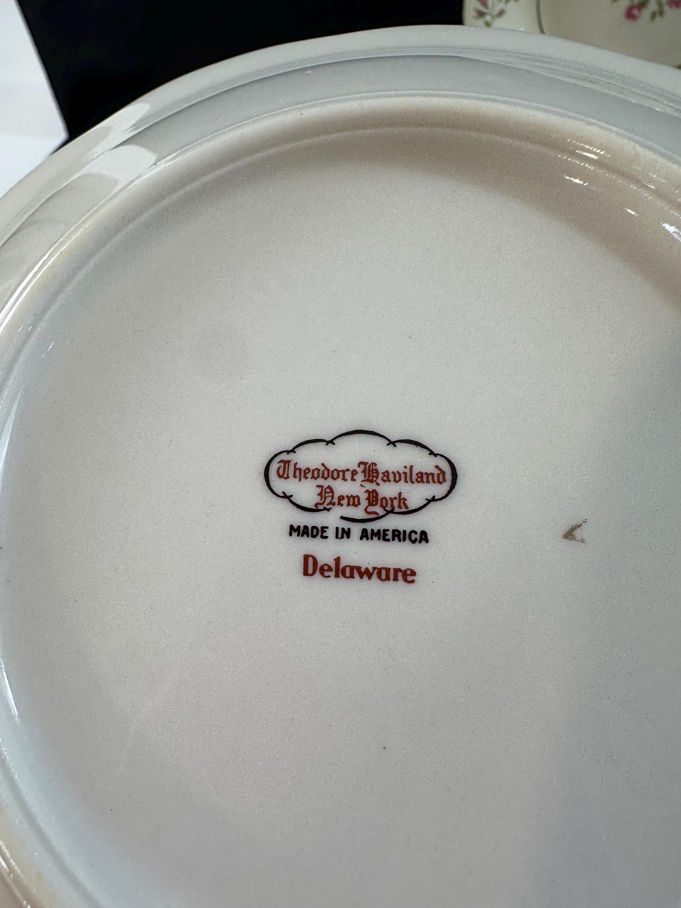 4 Haviland Delaware Salad Plates