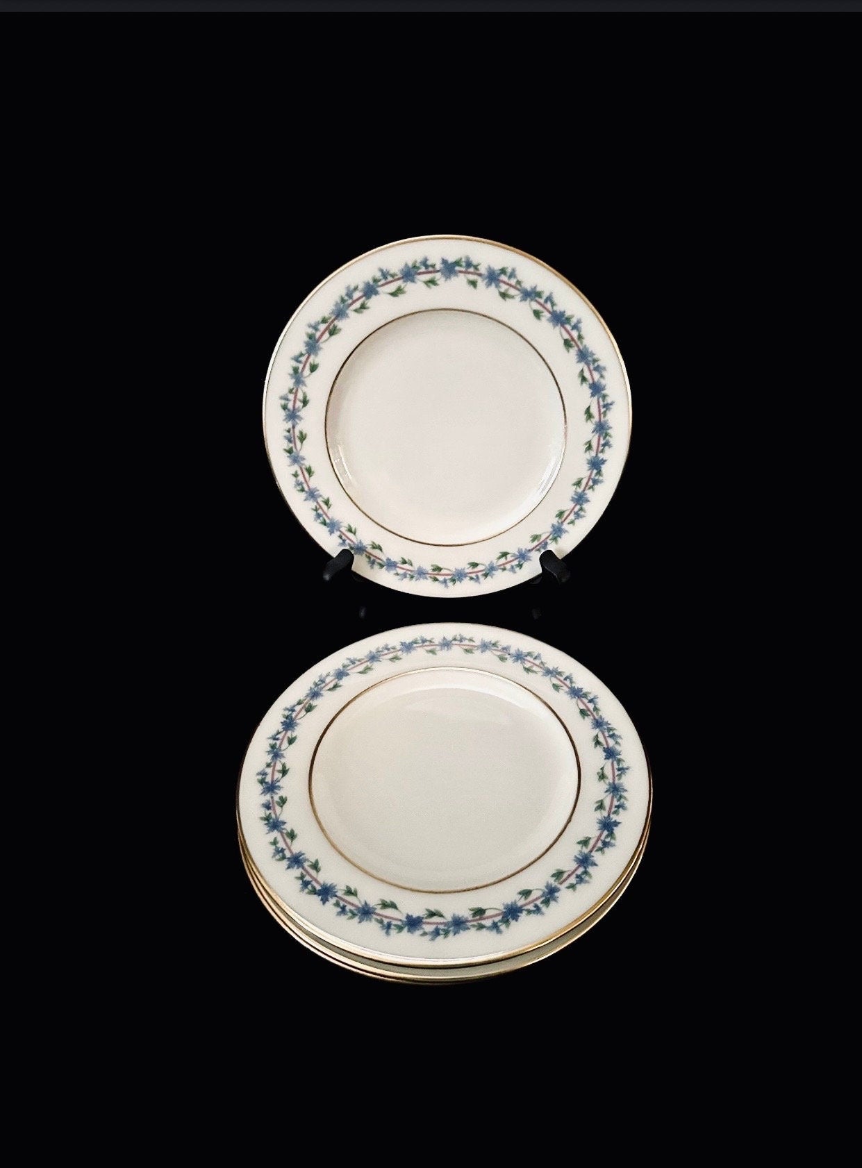 4 Lenox Caprice Bread Plates