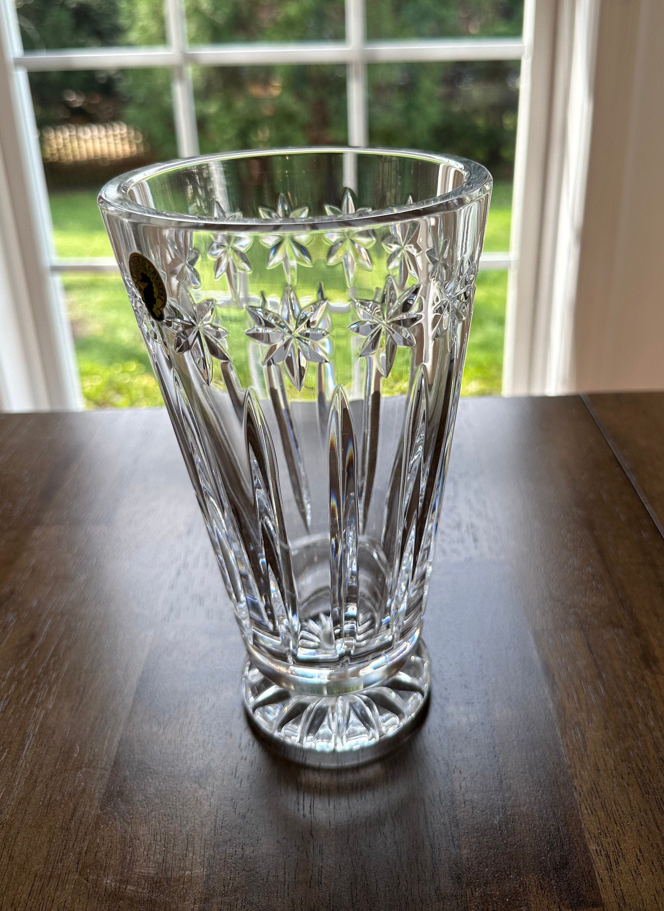 Waterford Crystal Betsy Ross Vase 8” vase