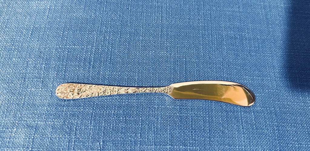 Stieff Rose Sterling Butter Spreader Butter Knife