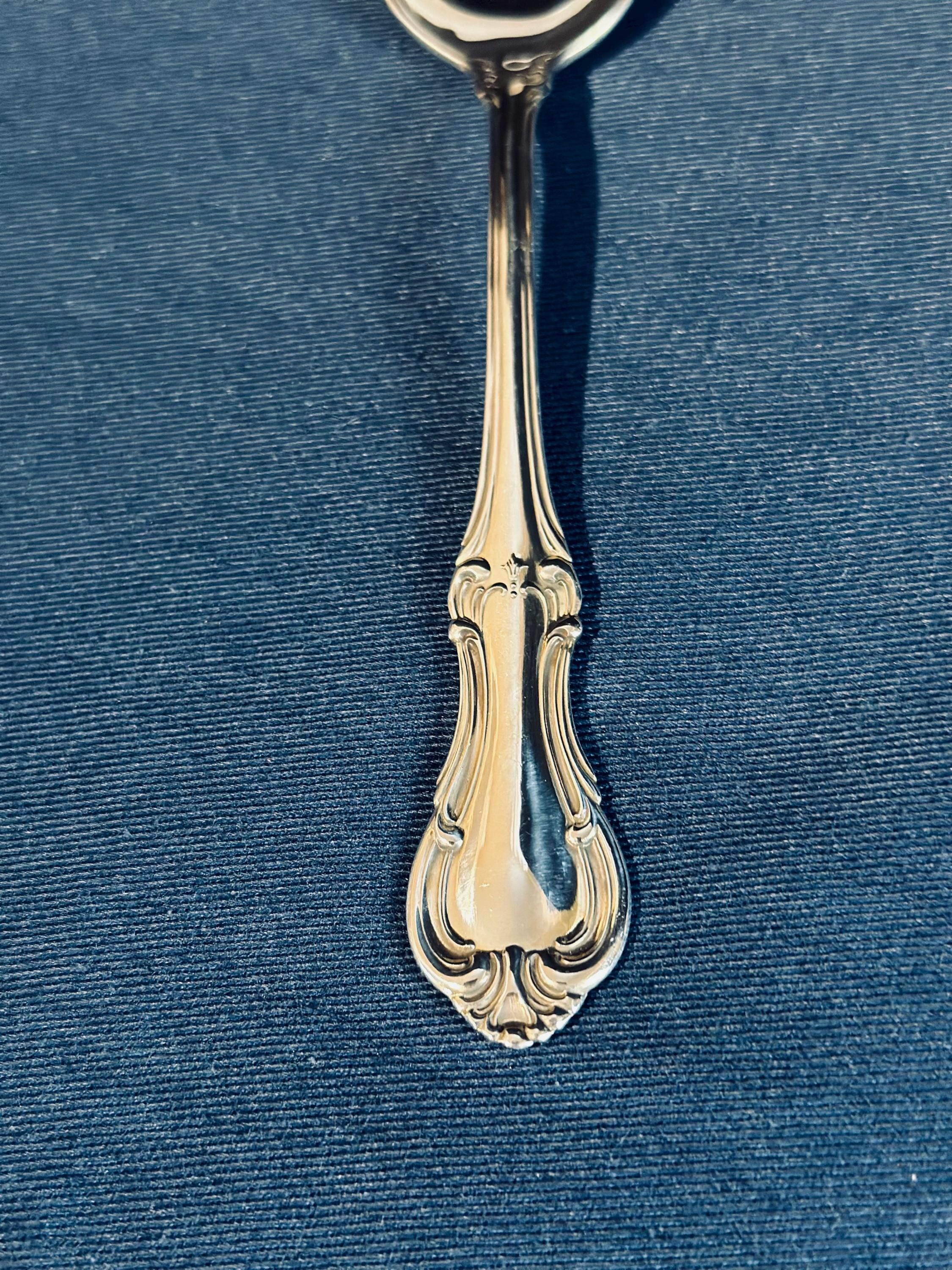 International Silver Joan of Arc Sterling Oval Soup Spoon Tablespoon