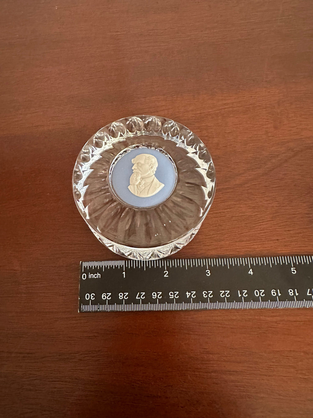 Wedgwood Charles Dickens Crystal Paperweight