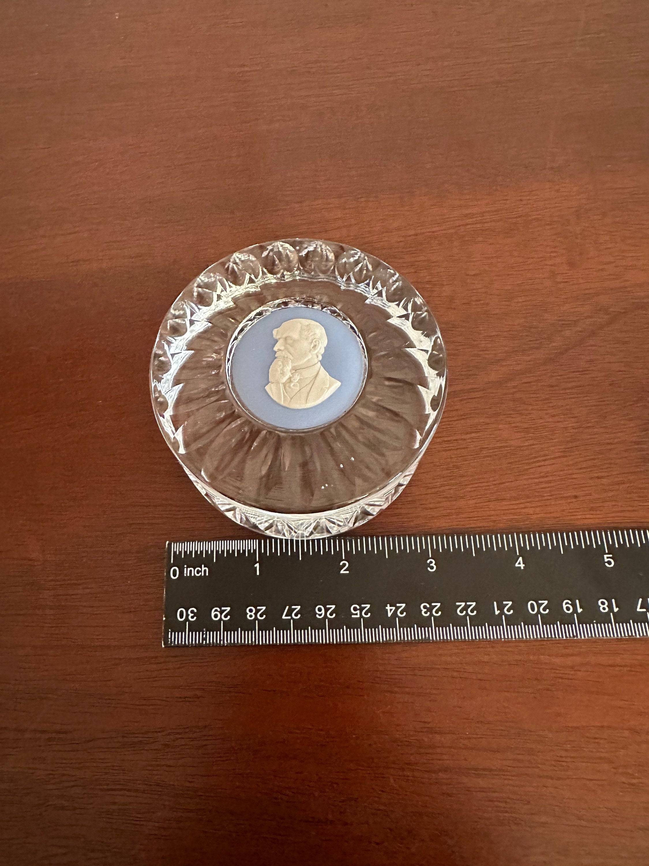 Wedgwood Charles Dickens Crystal Paperweight