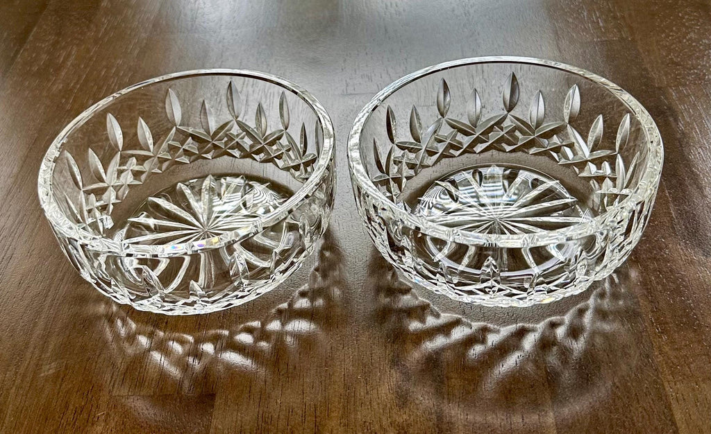 2 Waterford Crystal Lismore Serving Bowls