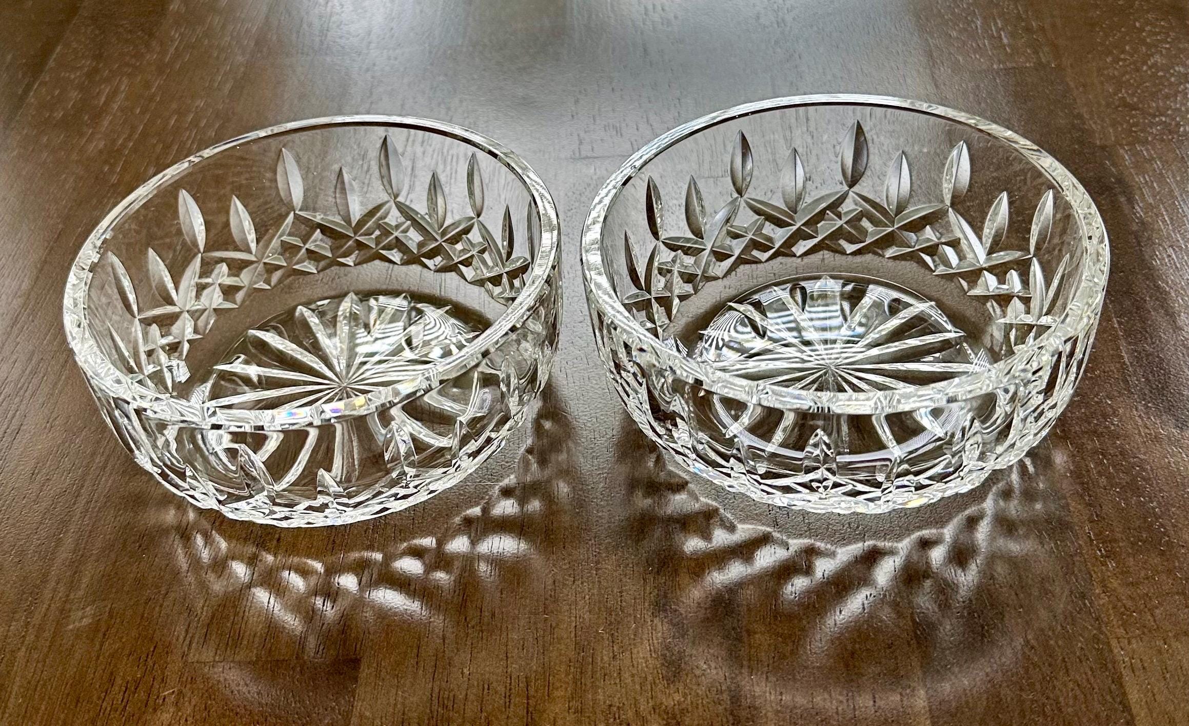 2 Waterford Crystal Lismore Serving Bowls