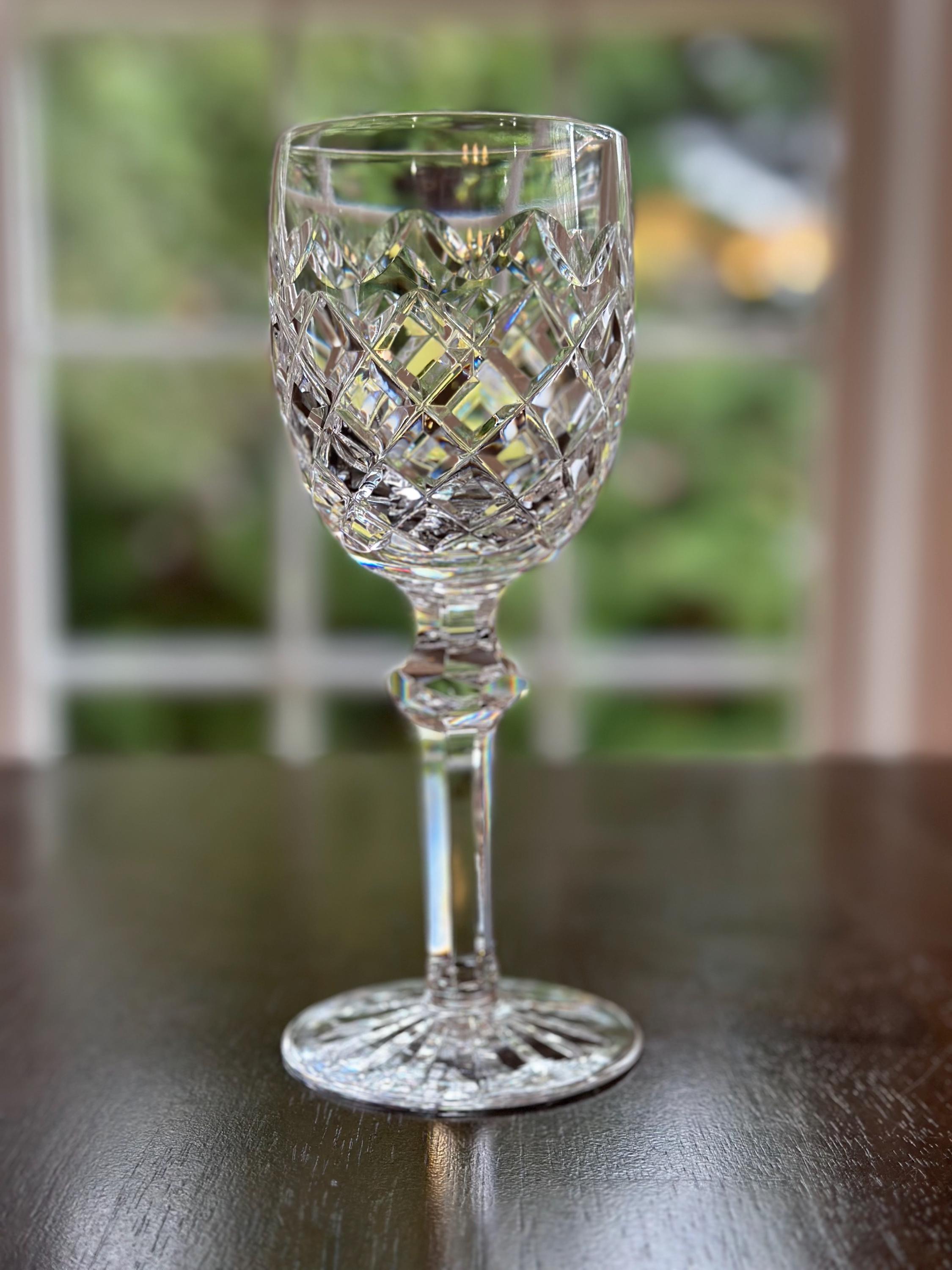 4 Waterford Powerscourt Claret Wine Glasses