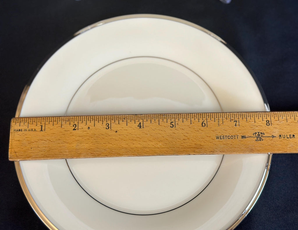 4 Lenox Solitaire Salad Plates