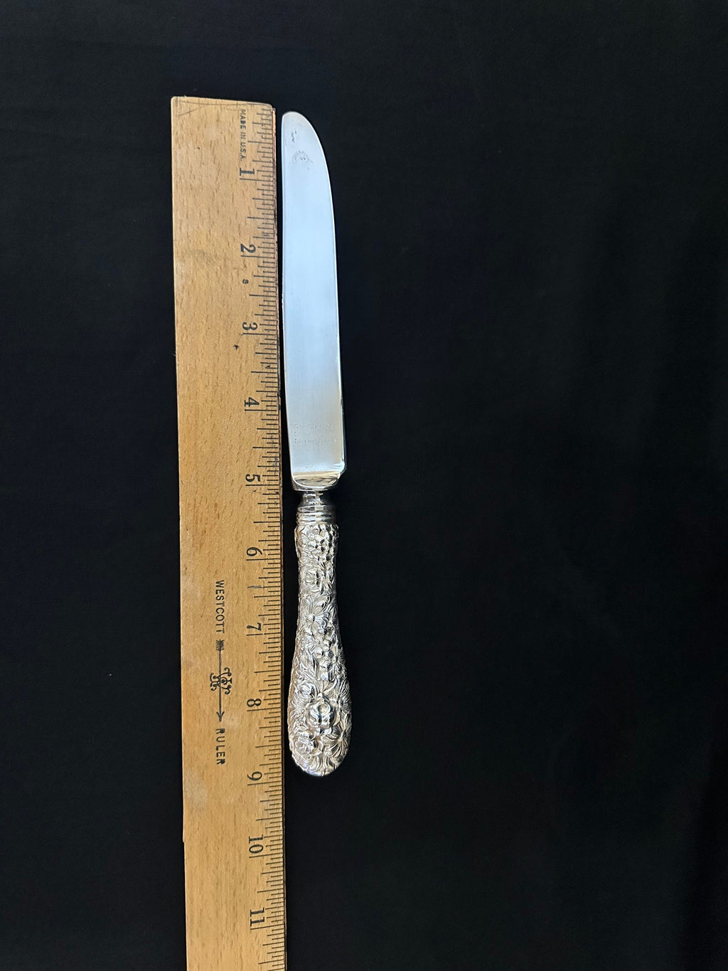 Stieff Rose Place Knife Sterling Handle