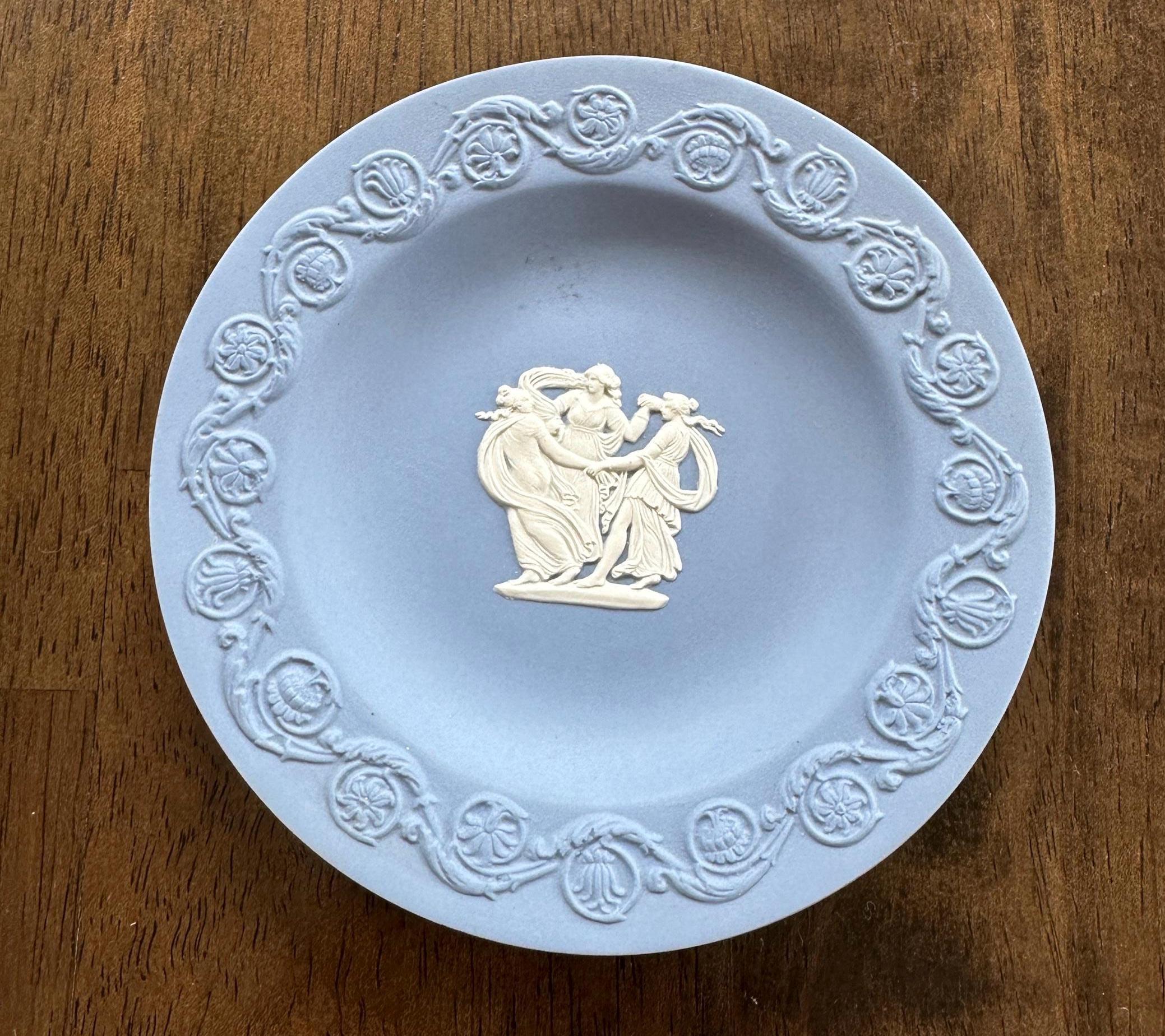 2 Wedgwood Jasperware Trinket Dishes