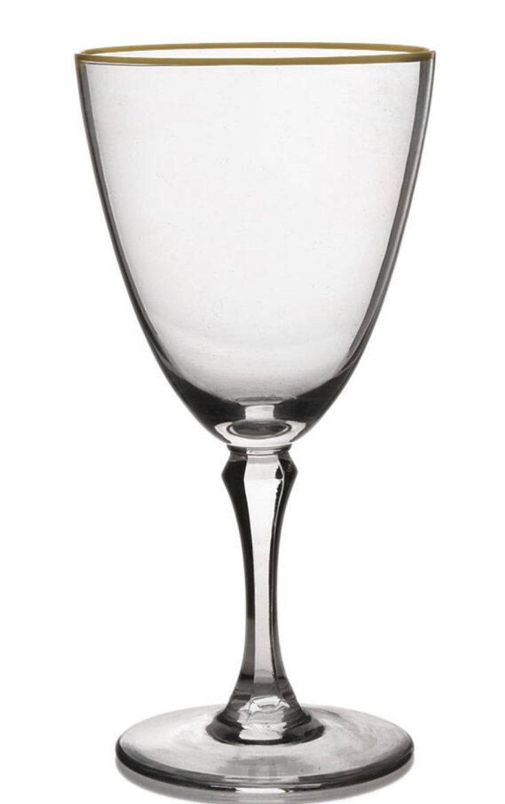 4 Lenox Mansfield Crystal Water Glasses