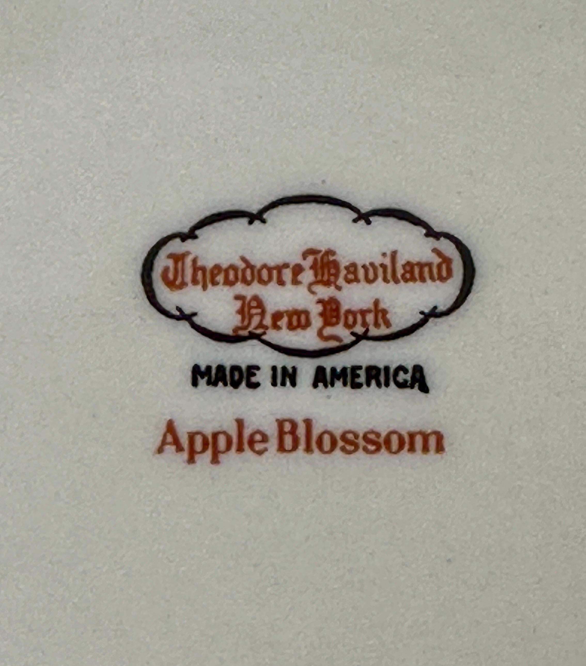 10 Haviland Apple Blossom Luncheon Plates
