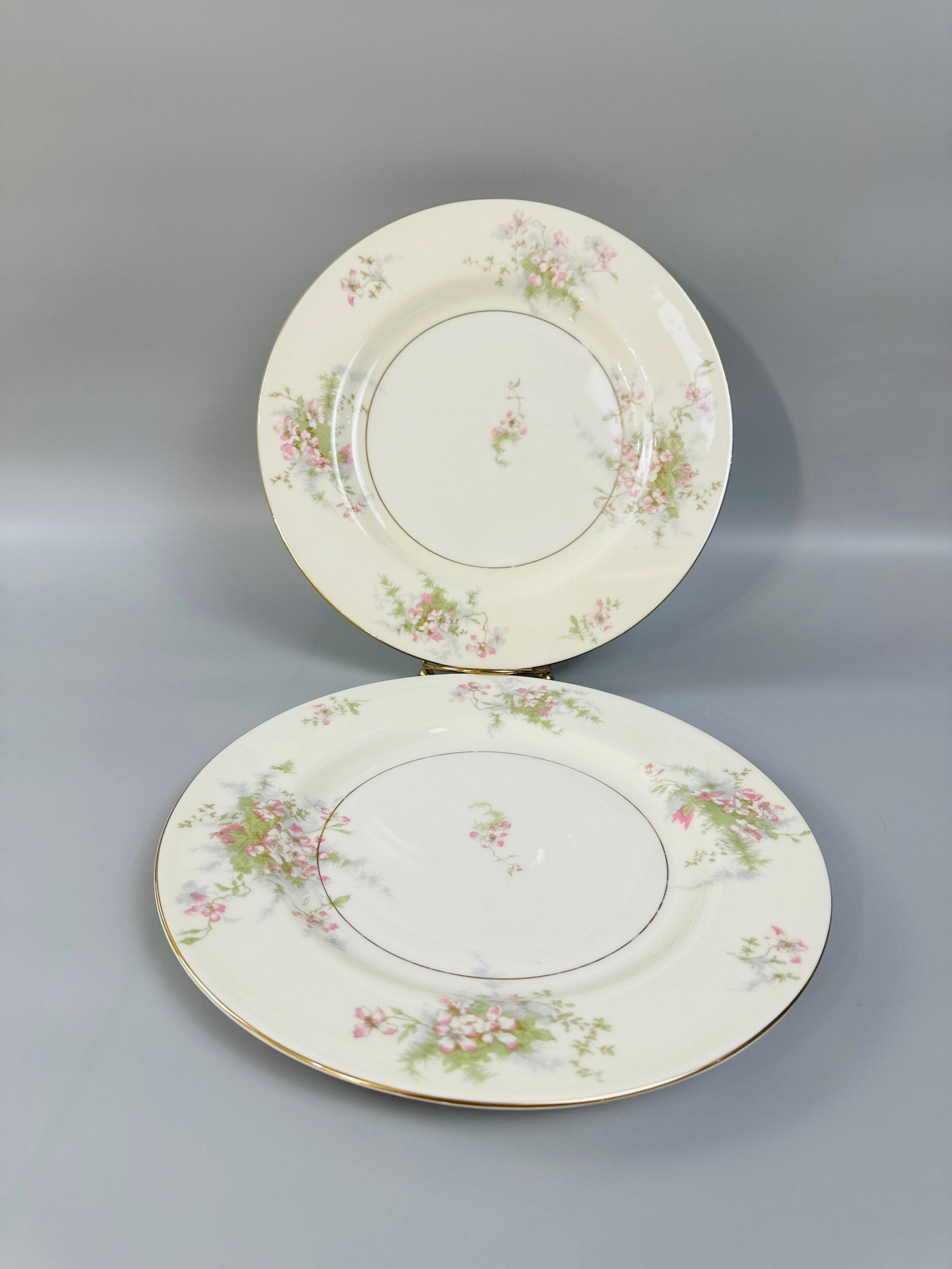 4 Haviland Apple Blossom Dinner Plates