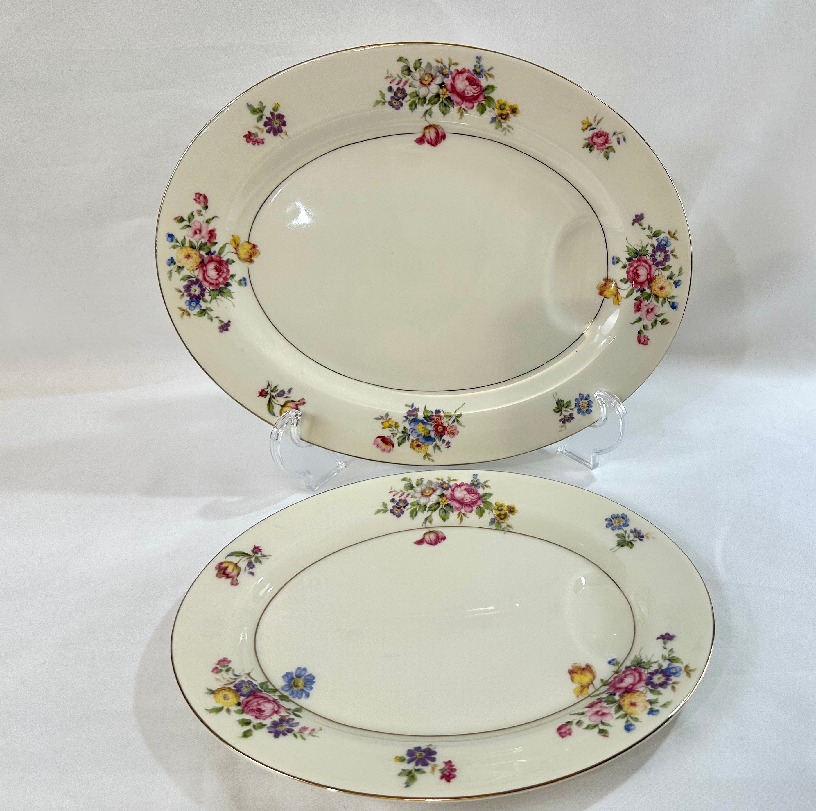 2 Theodore Haviland Pasadena Platters