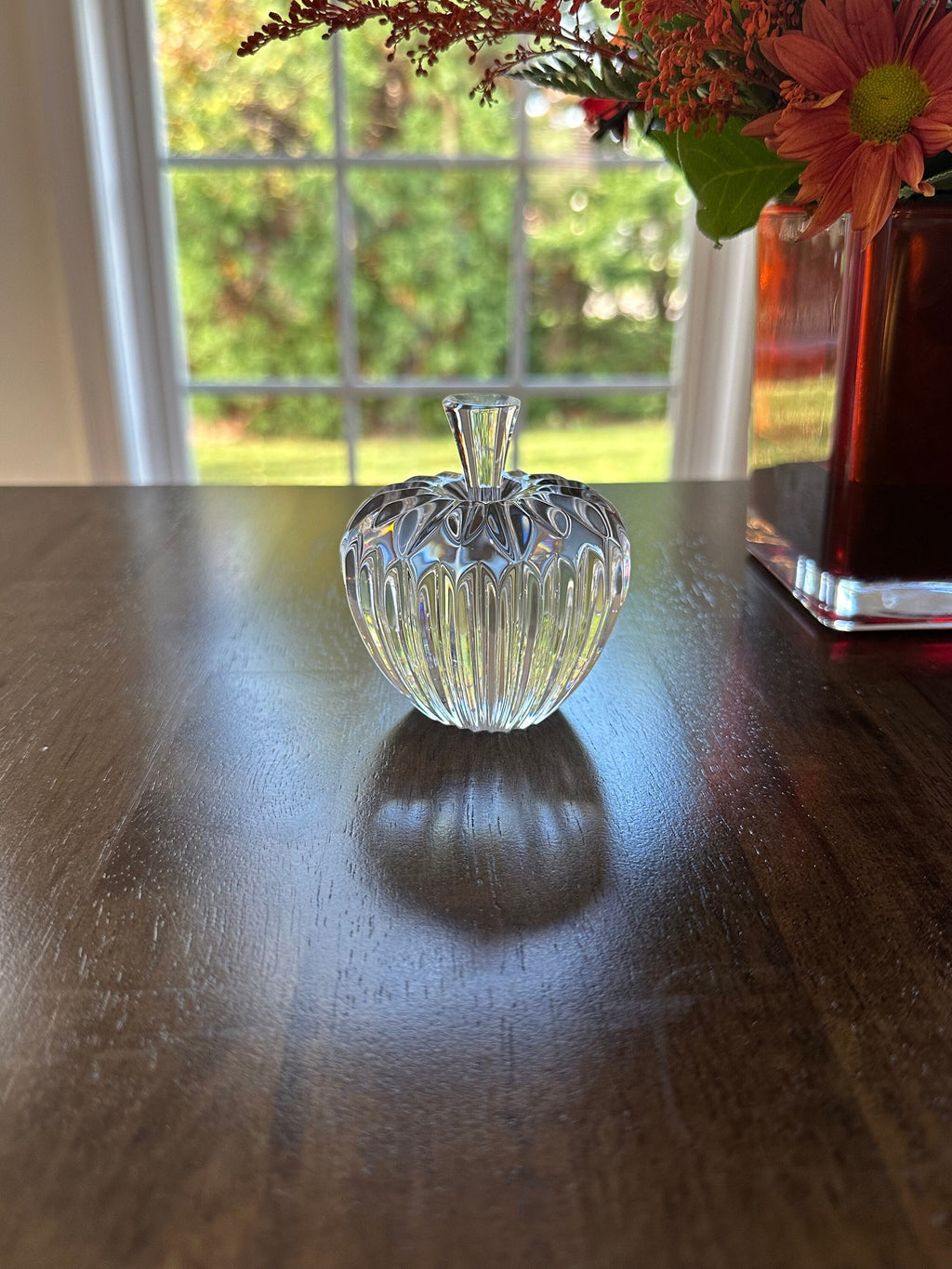 Waterford Crystal Apple Paperweight