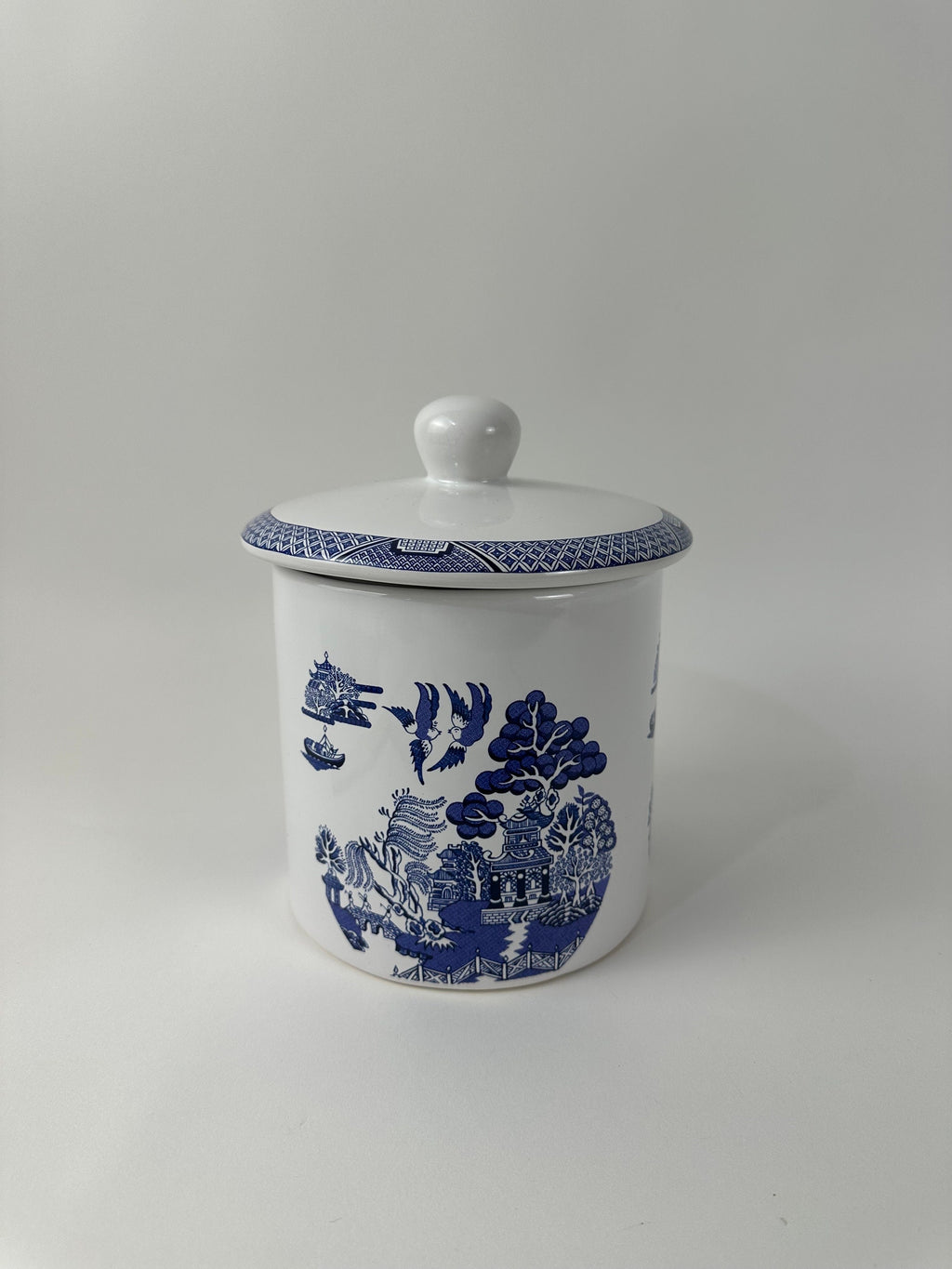 Cuthbertson Blue Willow Large Canister