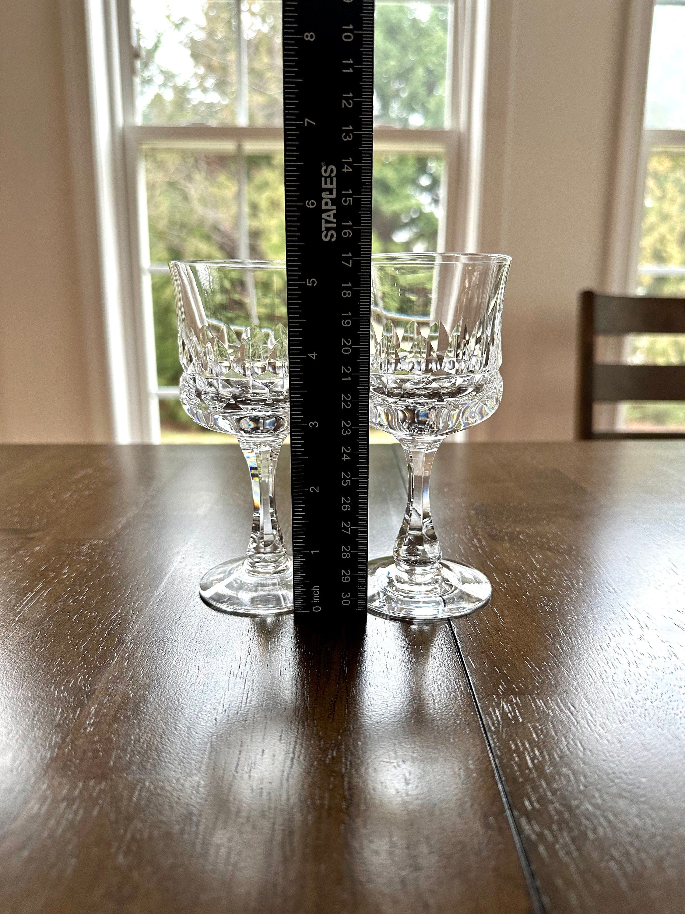2 Kosta Boda Prince Crystal Water Goblets